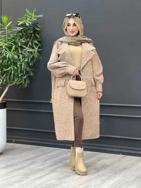 پالتو بوکله یقه انگلیسی