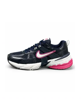 کفش کتانی زنانه نایکی v2k سرمه ای صورتی Nike V2k