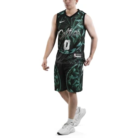 ست رکابی و شلوارک بسکتبالی سلتیکس مدل Nike-DRI FIT-5B094 سبز مشکی