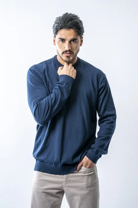 بافت آستین بلند بیسیک مردانه