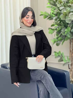 مانتو تک دکمه آتوسا