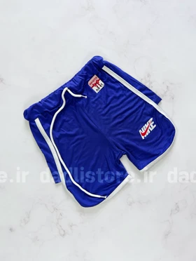 شورتک ورزشی نخ پنبه نواردوزی نایک NIKE