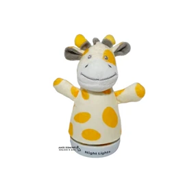 چراغ خواب عروسکی طرح زرافه mebkid