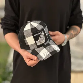 کلاه گورین lone wolf چهارخانه