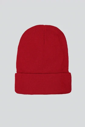 کلاه بافت ساده (قرمز)