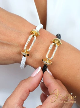 دستبند زنانه چرمی Tifanny & Co کو کدB2225