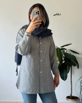 مانتو لینن نخی باران