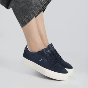 کفش اسپرت و راحتی زنانه و دخترانه رنگ سرمه ای کد M793