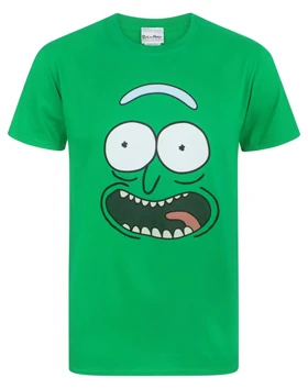 تیشرت طرح ریک و مورتی | Pickle Rick Face Men's T-Shirt کد 253404