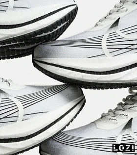 کفش کتانی مردانه و زنانه سفید مشکی نایک NIKE lab Zoom Fly 'sp مدل 7255