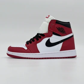 کفش نایک ایر جردن وان ساق‌دار شیکاگو NIKE AIR JORDAN 1 HIGH CHICAGO کد 220