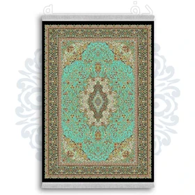 فرشینه از جنس پارچه هازان مخمل ترک طرح سنتی و مدرن برند دفه کد DDSS120