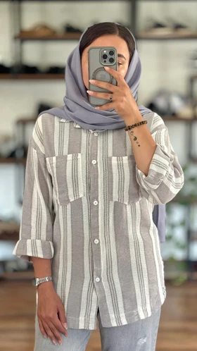 شومیز کنفی رز
