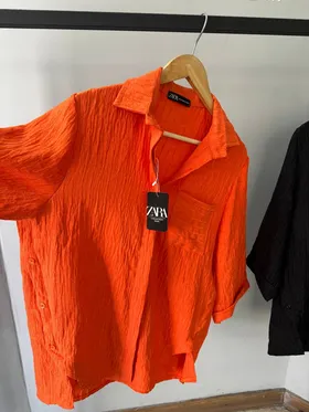 شومیز بغل دکمه(zara)