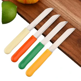 کارد اره ای 12 عددی دسته رنگی