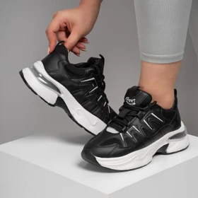 کفش و کتانی زنانه مدل فشیون FASHION رنگ مشکی