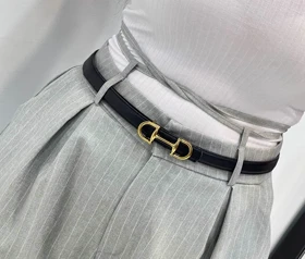 کمربند مشکی دور دوخت ماسیمودوتی