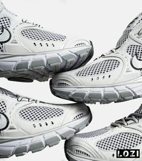 کفش کتانی مردانه طوسی سفید نایک NIKE zoom vomero 5