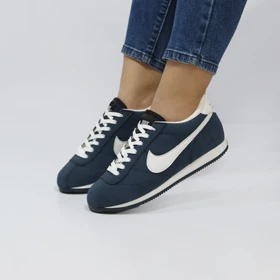 کفش و کتانی زنانه و دخترانه مدل نایک NIKE رنگ سرمه ای کد 41252