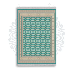 فرشینه از جنس پارچه هازان مخمل ترک طرح سنتی و مدرن برند دفه کد DAMG469
