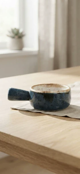 سس خوری سرامیک دسته دار روستیک