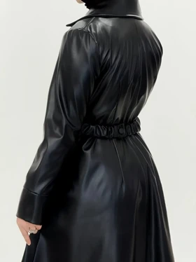 3692-پالتو چرم ژاکلین