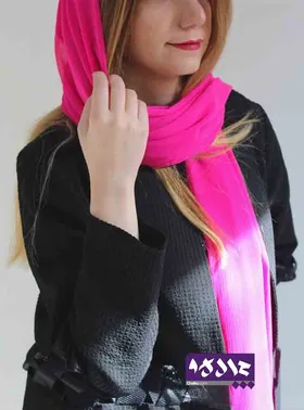 شال حریر ساده