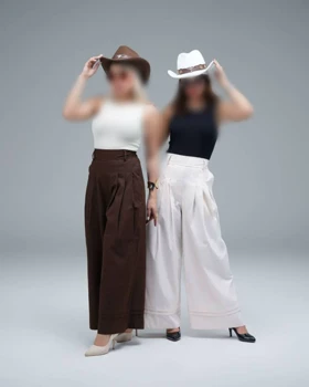 دامن شلواری بگ 3 پیل مدل سارینا کد 50294