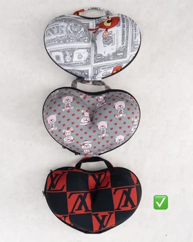 کیف لباس زیر طرح قلب LV
