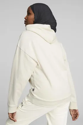 سویشرت زنانه سفید BETTER ESSENTIALS Hoodie
