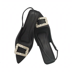 کفش مجلسی زنانه پاشنه‌دار 3 سانت مدل 400354 _ sandal valentino