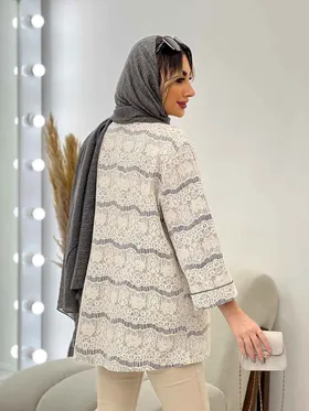 مانتو دانتل مغزی دوزی