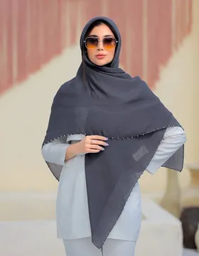 روسری وال اسلپ دور مرواریدی
