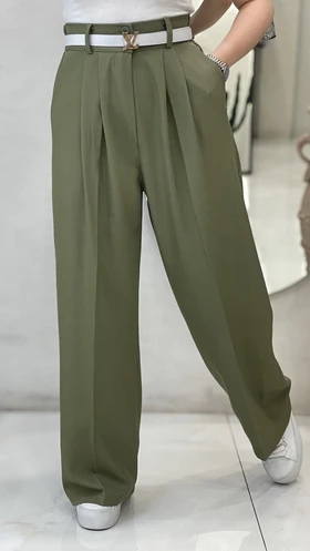 شلوار بگ پارچه‌ای