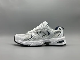 کتانی نیوبالانس 530 سفید سرمه ای/New balance