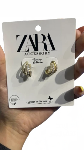 گوشواره های مینیمال zara