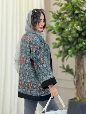 مانتو طرح دار نگار
