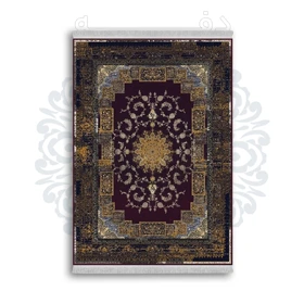 *جدید* فرشینه از جنس پارچه شانل مخمل ترک طرح فانتزی برند دفه کد 1010
