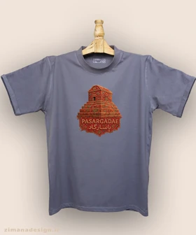 تیشرت مردانه و زنانه طرح پاسارگاد تلفیق با هنر فرش ایرانی