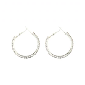 گوشواره زنانه مدل حلقه‌ای تنسی