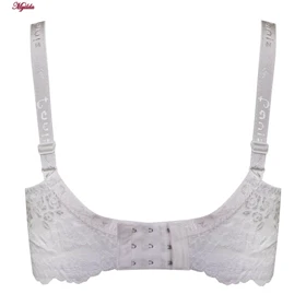 سوتین زنانه ساتن پانیذ مدل فنردار سفیدکد 22206