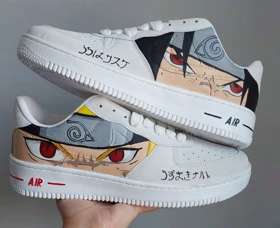 کفش اسپرت NARUTO کاستوم کتانی انیمه ناروتو ایرفورس نایک nike air force کد 73127