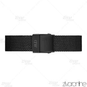 ساعت دنیل ولینگتون زنانه حصیری رزگلد مشکی اسمال 102492