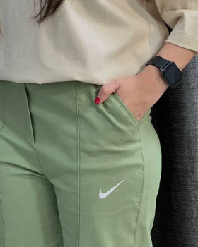 شلوار کتان کش نیم بگ کد 3952