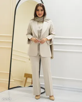 کت و شلوار و ژیله مدل نازنین کد 2025