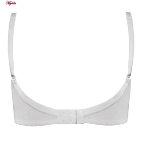 سوتین زنانه لین مدل گیپور بدون فنر سفید کد 4680-406