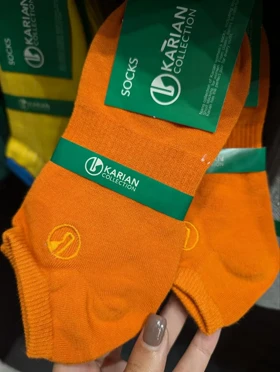 جوراب کش‌بافت مچی 1011 (نارنجی)