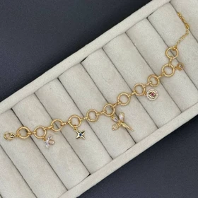 دستبند ژوپینگ آویزدار طرح فرشته