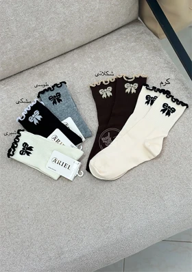 جوراب لب فر پاپیونی