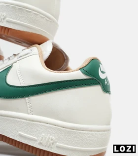 کفش مردانه و زنانه سفید سبز NIKE AIR FORCE